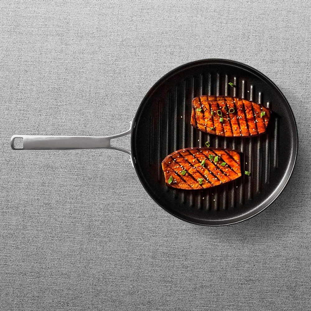 Calphalon Classic 12” round grill pan, New in box, Non-Stick Black Grill Pan - Picture 14 of 16
